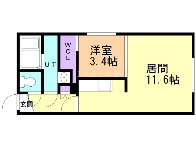 Ｍａｒｂｅｌｌａ　Ｎ１６の間取り