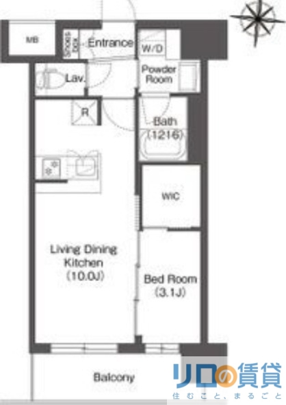 コンフォリア・リヴ新大阪西宮原ソルテラスの間取り