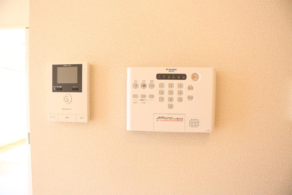 セキュリティ　ALSOK完備　モニターフォン