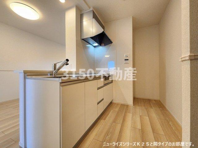 キッチン　コンパクトなキッチンで掃除もラクラク