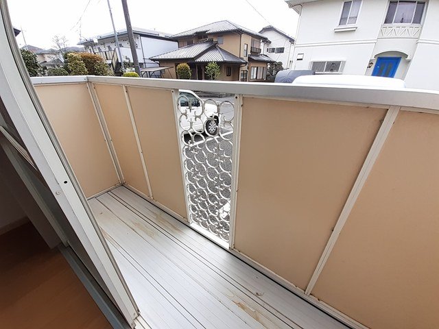 バルコニー　落ち着いた時間を過ごせるバルコニーです