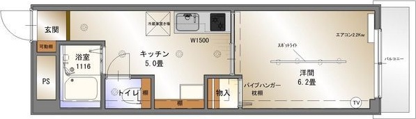 ルビービルの間取り写真