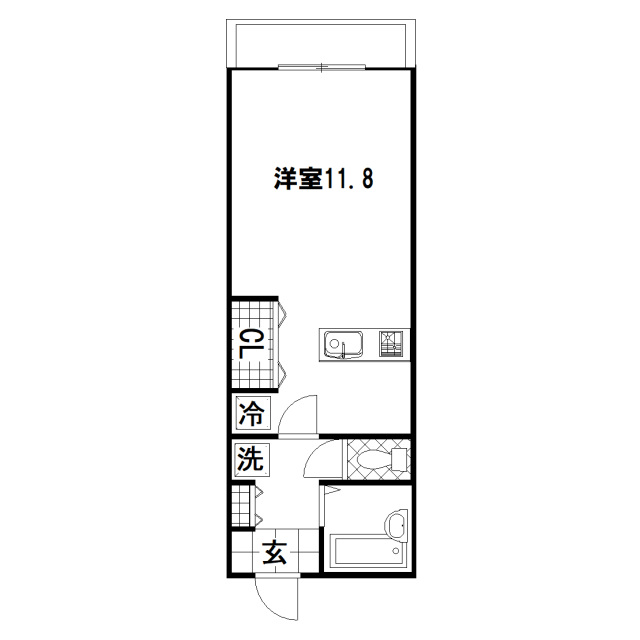 ライズ健軍の間取り