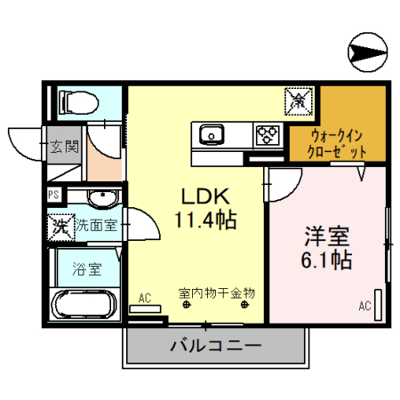 レフィーノの間取り