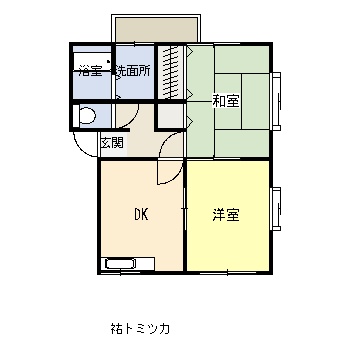 祐トミツカBの間取り