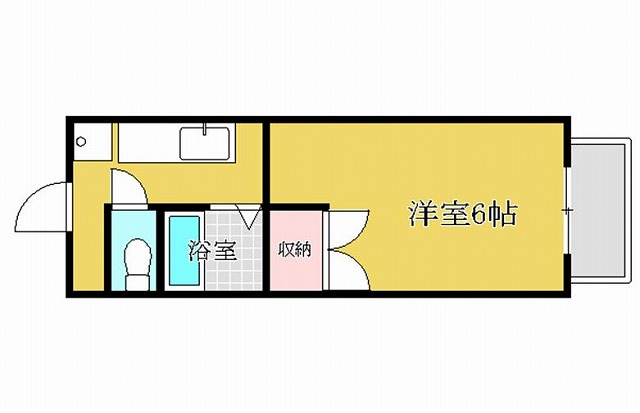 姫路市八代のアパートの間取り