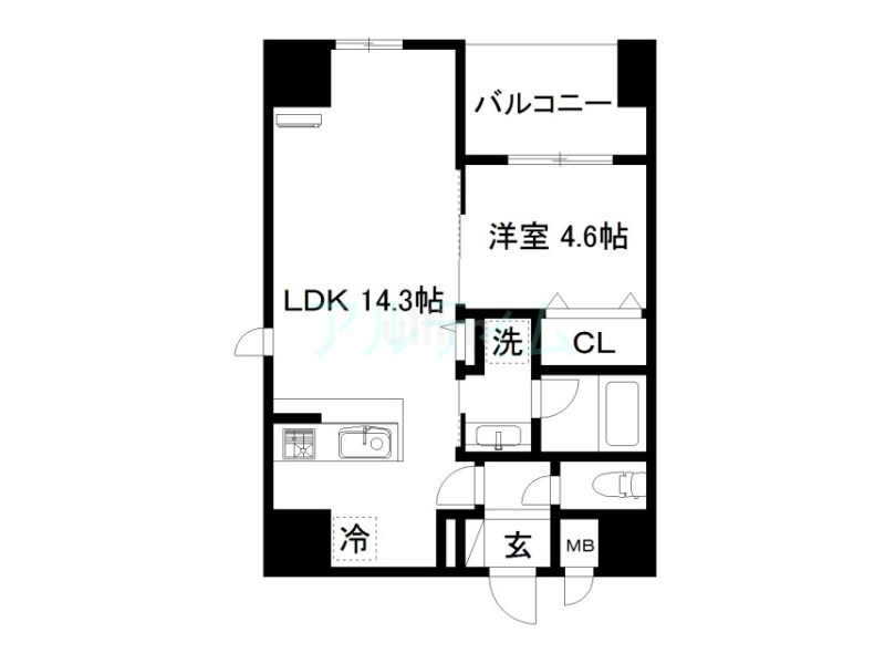 増田屋ビルの間取り