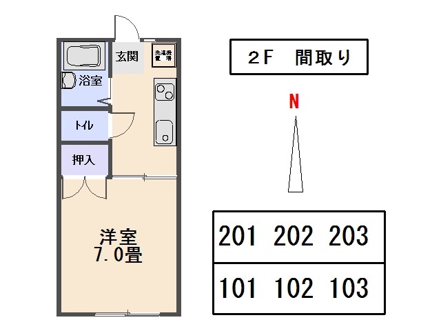 ハイツ小沢の間取り