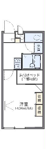 レオパレスさくら２００１の間取り