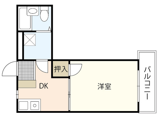 広島市南区仁保のマンションの間取り