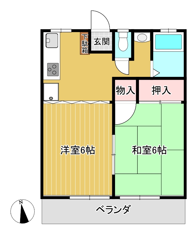 YSマンション303の間取り