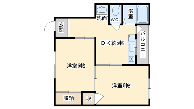 木下マンションの間取り