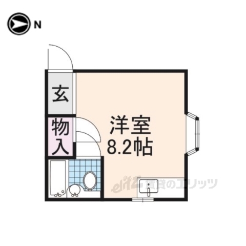 彦根市大藪町のアパートの間取り