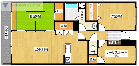 アスティオン東中島の間取り