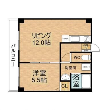 レジデンス螢茶屋（本河内1丁目）の間取り