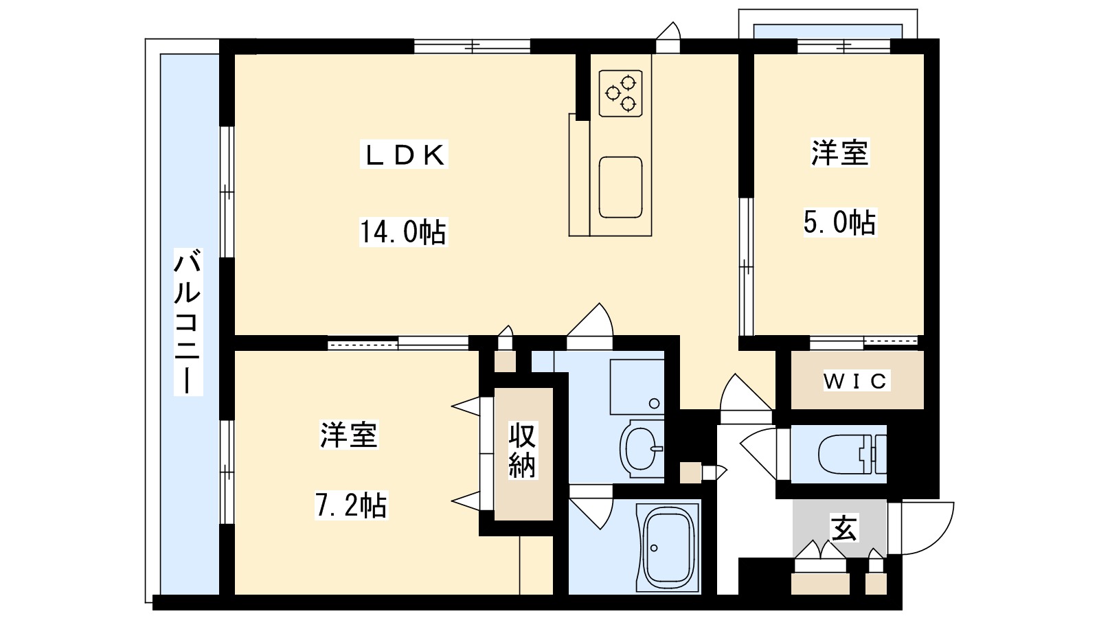 シャーメゾン　セレジェイラの間取り