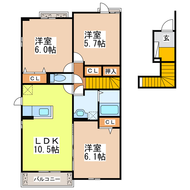 Villa　アニバ　Iの間取り