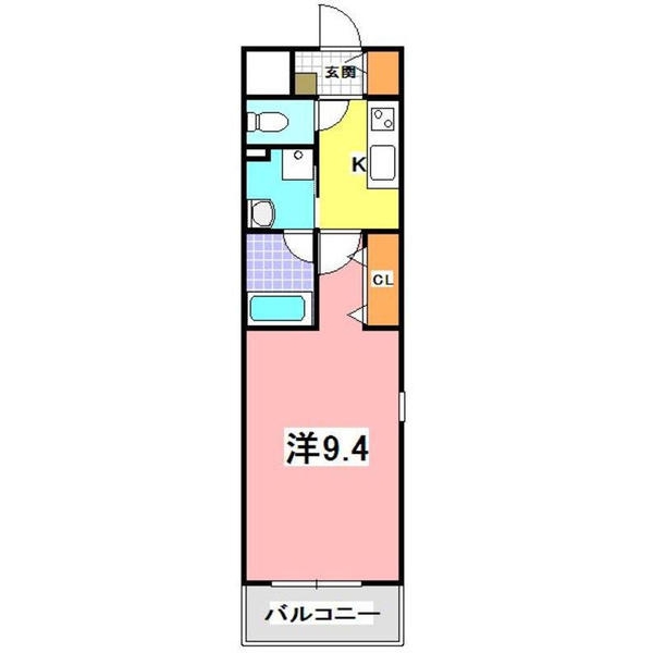 【明石市魚住町長坂寺のマンションの間取り】