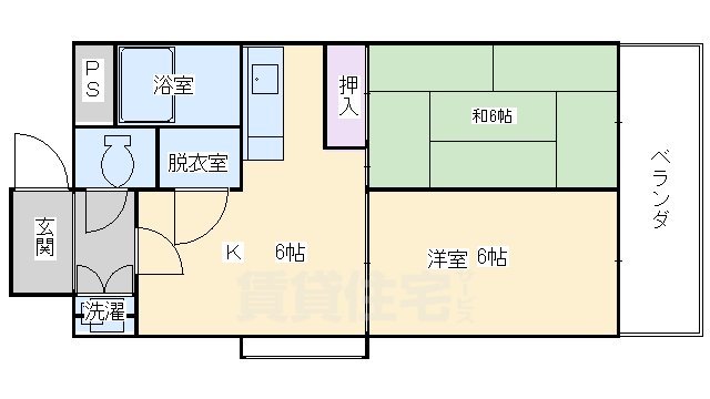 マンションボヌールの間取り