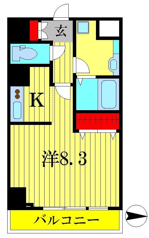 アヴェニール柏の葉の間取り