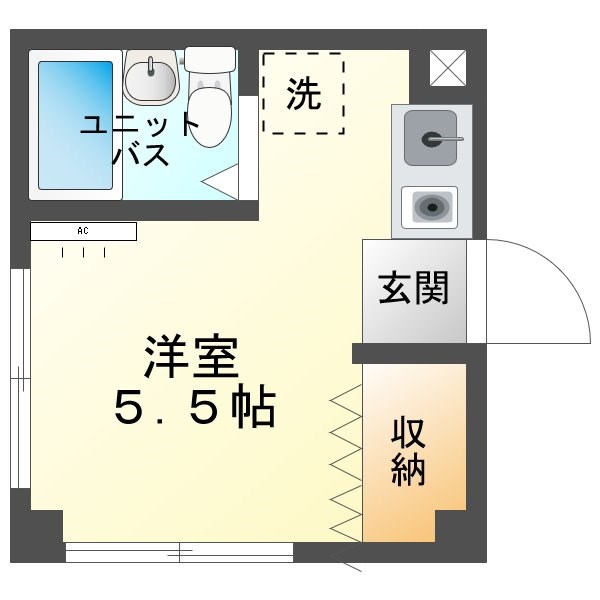 ルーミング白樺の間取り