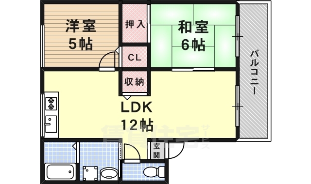 ANNＳハイムの間取り