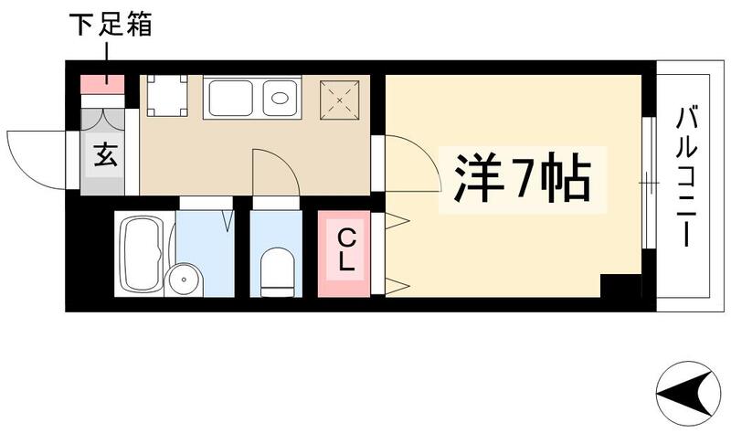 アビタシオン須ヶ口の間取り