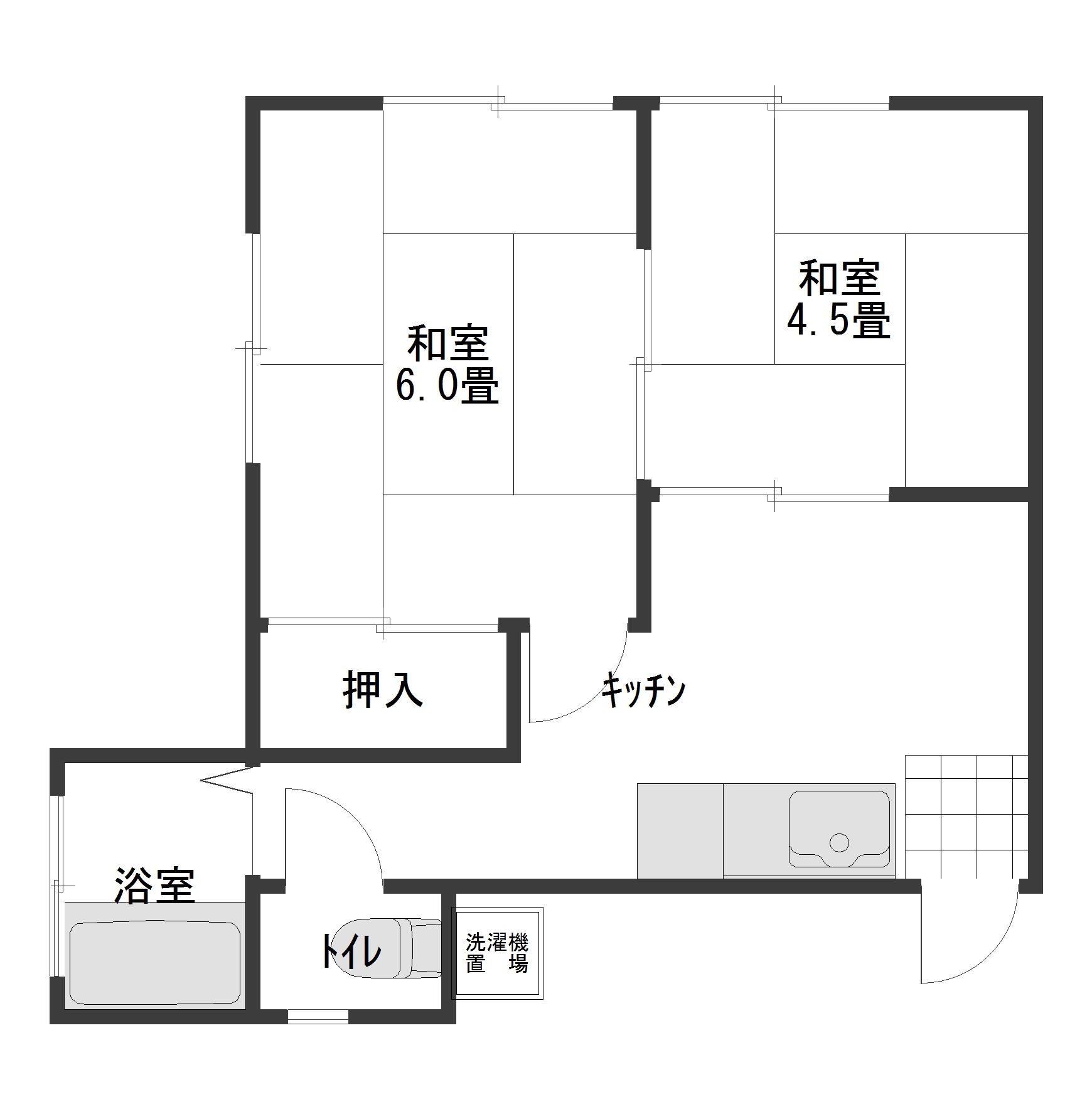 トーアコーポの間取り