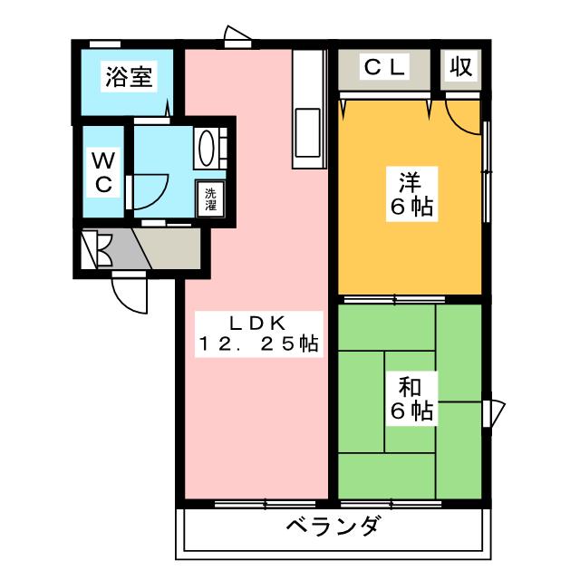 グリーンヴィラ宮原の間取り