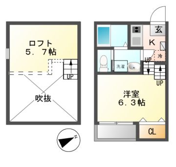 Ｌｉｎｏ （旧　フェリオ黒川）の間取り