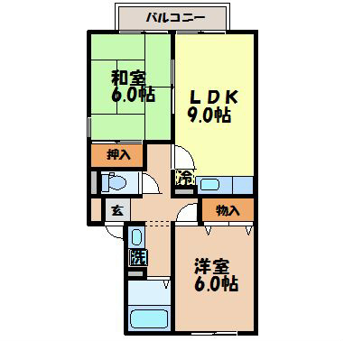 ニューセジュール畑中の間取り