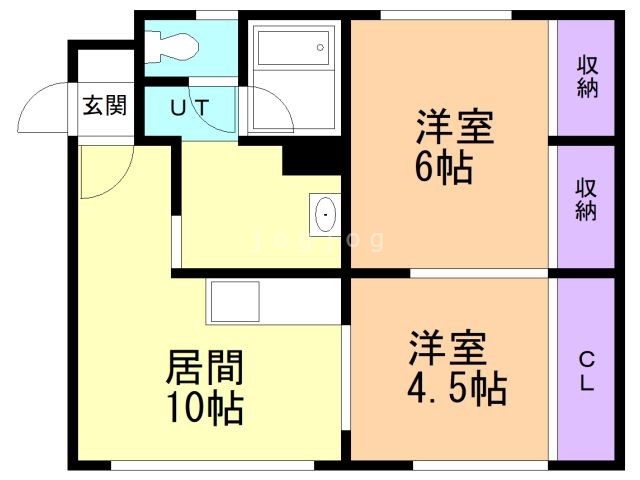 ハイツ２．７の間取り