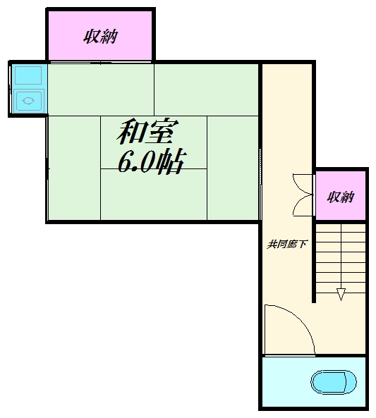 高橋荘の間取り