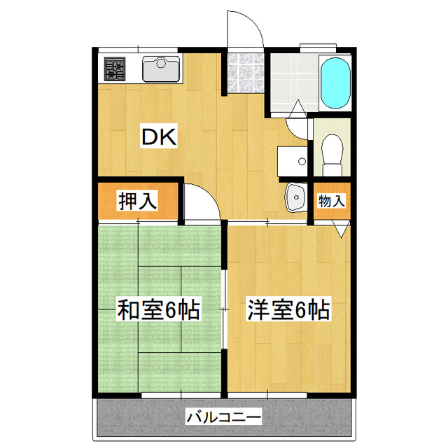 シティハイム高橋の間取り写真