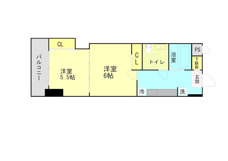 木下鉱産ビル13号の間取り