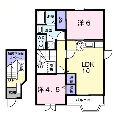 サンパティークＫの間取り