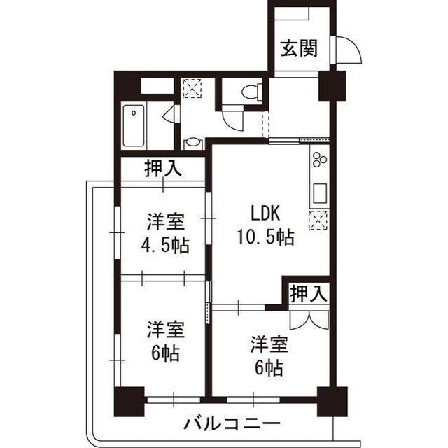 【豊電ビルの間取り】