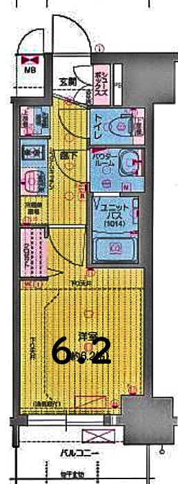 プレサンス鶴舞駅前レジスの間取り