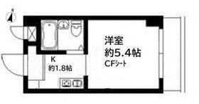 千葉市稲毛区園生町のマンションの間取り