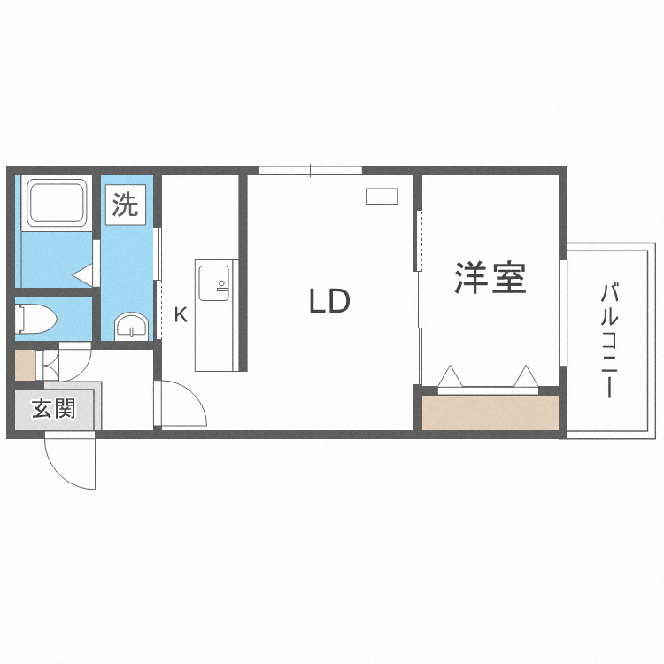 シティレジデンス南12条の間取り