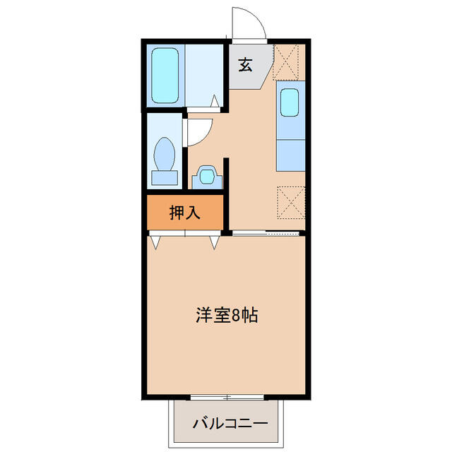 トゥインクルコート文化町12番館の間取り