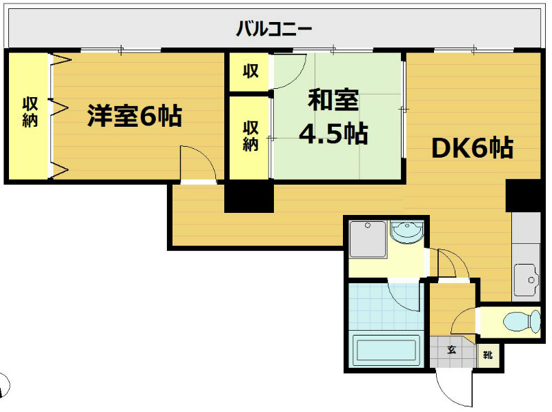 メゾンＴＭＩの間取り