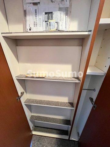 収納　たっぷりとした収納スペースです