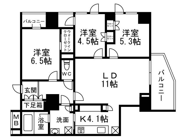 Ｈ－スクエア吉祥寺南町の間取り