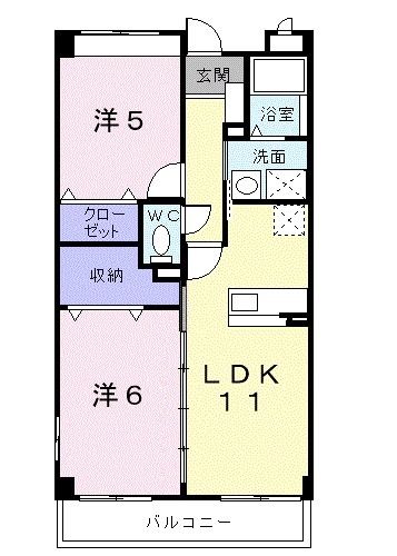 ラルジュ・エクセレンテの間取り