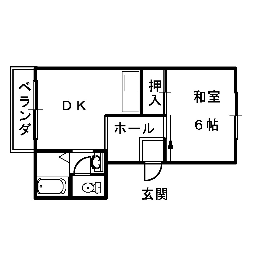 金剛サニーハイツの間取り