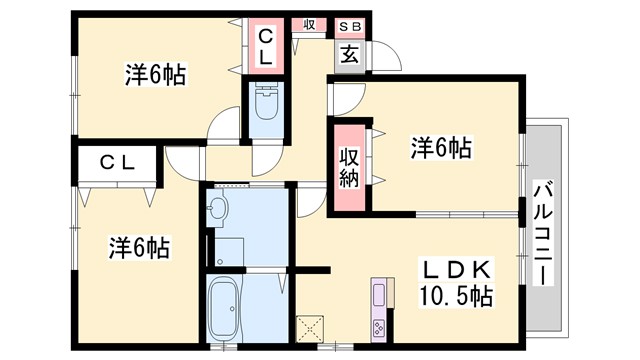 ヒルサイドテラスＡ棟の間取り