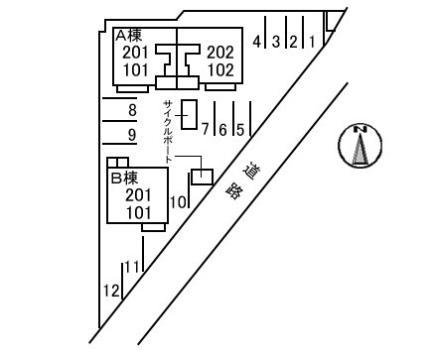 【シャーメゾンコラム　Ａの建物外観】