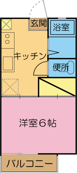 ルームポシェットの間取り