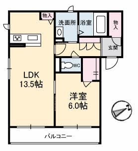 アプレシスタ　ベレオの間取り